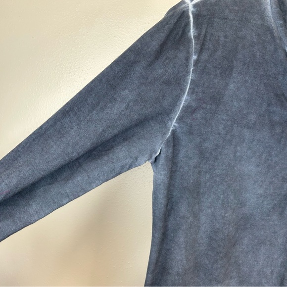 Casual Studio Cotton Dark Blue Long Sleeve Henley Shirt size Womens L casual - Picture 8 of 11